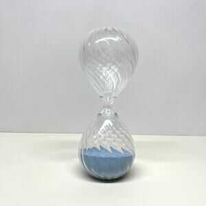 Swirl Glass Hourglass 30 Minute Timer